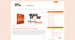 Desktop Screenshot of mailstoreserver.it